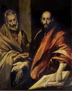 El Greco St Peter and St Paul painting